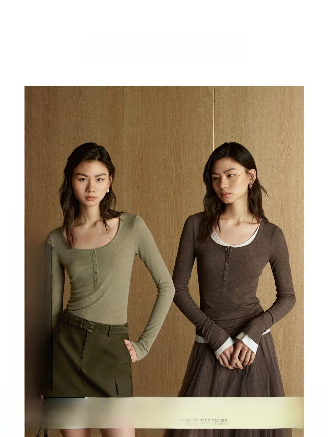 Slim Fit Long Sleeve T-Shirt Women's round Neck Layerable Commute Style Spring New Arrival ZHIZHI Dark Fragrance Henry Shirt
Slim Fit Long Sleeve T-Shirt Women's round Neck Layerable Commute Style Spring New Arrival ZHIZHI Dark Fragrance Henry Shirt