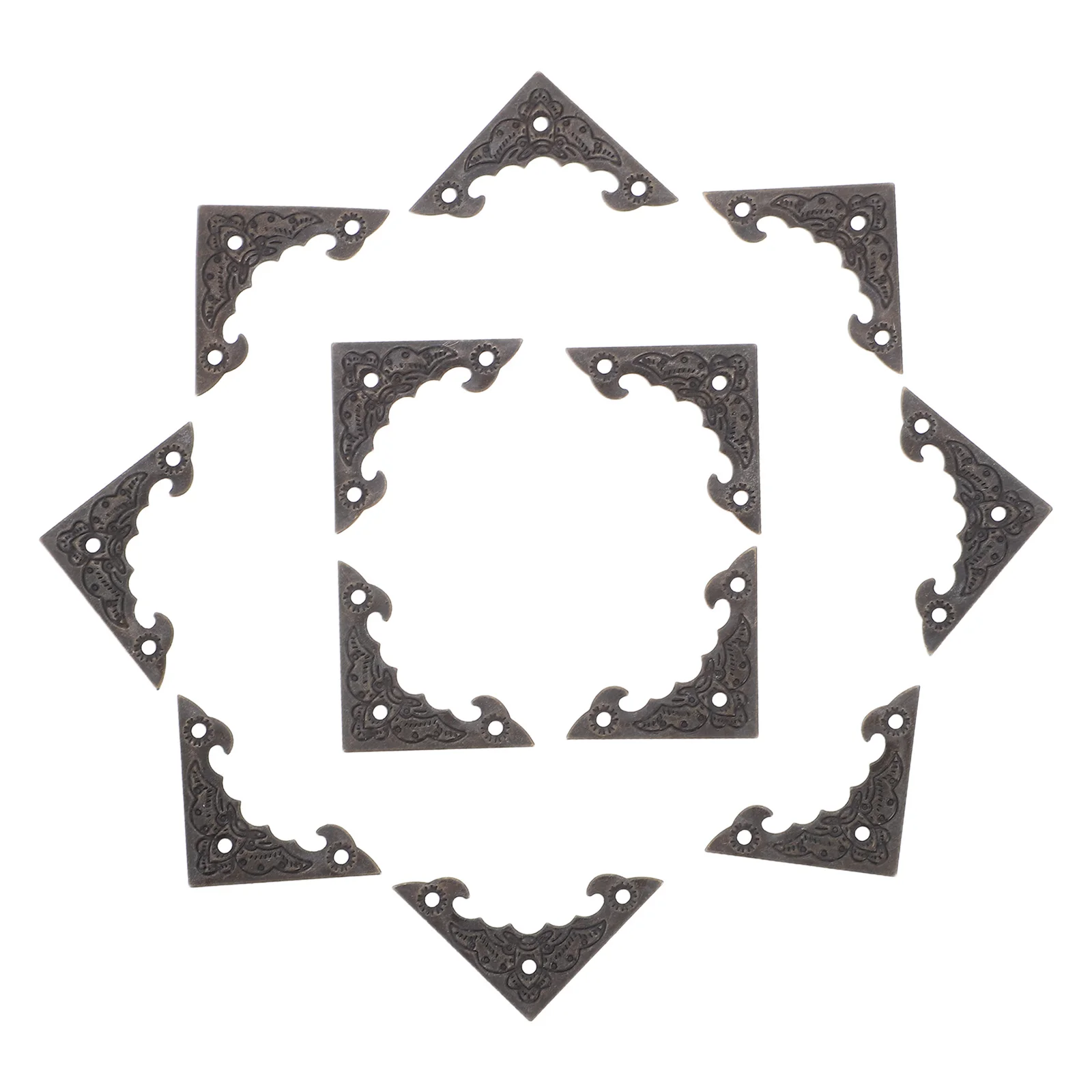 100pcs Decorative Corner Protectors Metal Vintage Edge Guards For Wooden Boxes Jewelry Cabinet Box Corner Guards Hardware
100pcs Decorative Corner Protectors Metal Vintage Edge Guards For Wooden Boxes Jewelry Cabinet Box Corner Guards Hardware