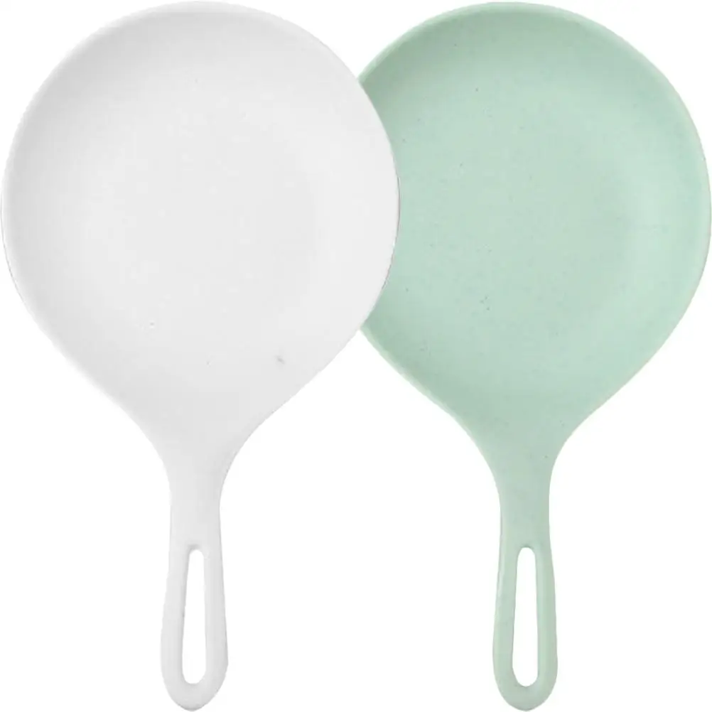 2Pcs Handheld Dish Large Spoon Plate Food Platter Salads Steaks Desserts Snacks Portable Handle Dinnerware Safe
2Pcs Handheld Dish Large Spoon Plate Food Platter Salads Steaks Desserts Snacks Portable Handle Dinnerware Safe