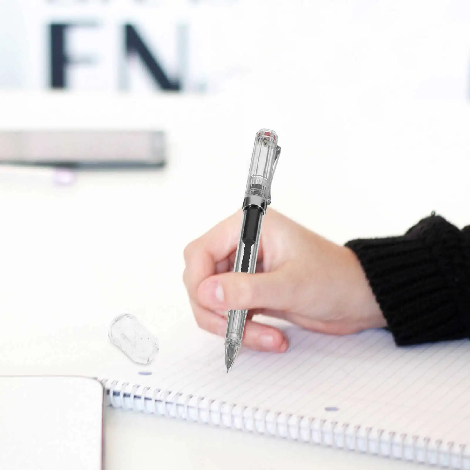 2 шт. перьевая ручка с поршневым наполнением для плавного письма, практика каллиграфии, компактный дизайн, удобная для путешествий перьевая ручка
2 шт. перьевая ручка с поршневым наполнением для плавного письма, практика каллиграфии, компактный дизайн, удобная для путешествий перьевая ручка