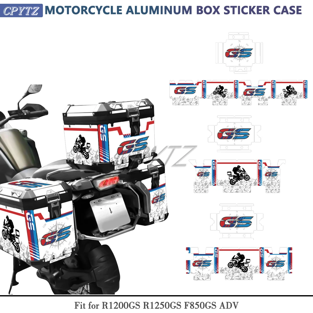 Motorcycle Aluminum Case Box Stickers Motorrad Panniers Decals fit For R1200GS R1250GS ADV GSA F850GS Adventure 2014-2023
Motorcycle Aluminum Case Box Stickers Motorrad Panniers Decals fit For R1200GS R1250GS ADV GSA F850GS Adventure 2014-2023