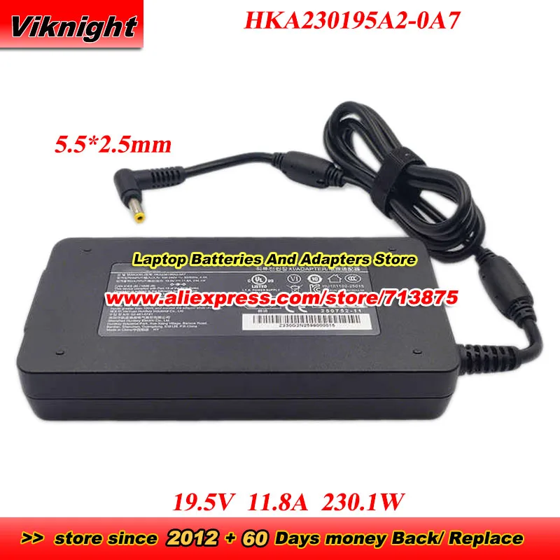 HKA230195A2-0A7 AC Adapter 19.5V 11.8A 230.1W 230W Power Supply with 5.5x2.5mm tip
HKA230195A2-0A7 AC Adapter 19.5V 11.8A 230.1W 230W Power Supply with 5.5x2.5mm tip