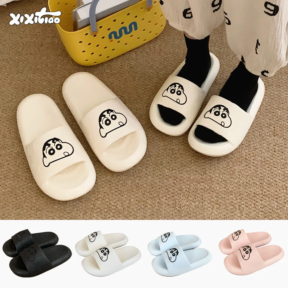 Funny Cartoon Couple's Cool Slippers, Cute Crayons Summer Soft Thick Sole Slippers Men's And Women's Bathroom Shower Slippers
Funny Cartoon Couple's Cool Slippers, Cute Crayons Summer Soft Thick Sole Slippers Men's And Women's Bathroom Shower Slippers