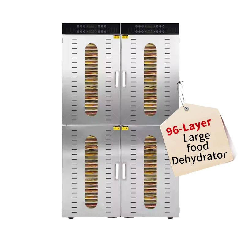 4th Zone Large-capacity Stainless Steel Digital Control 96-pan Industrial Food Dehydrator
4th Zone Large-capacity Stainless Steel Digital Control 96-pan Industrial Food Dehydrator