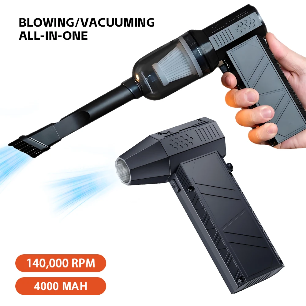 Портативный мини-турбоструйный вентилятор 140000 об/мин, пылесос для пыли, ручной канальный вентилятор, многофункциональный турбовентилятор
Портативный мини-турбоструйный вентилятор 140000 об/мин, пылесос для пыли, ручной канальный вентилятор, многофункциональный турбовентилятор