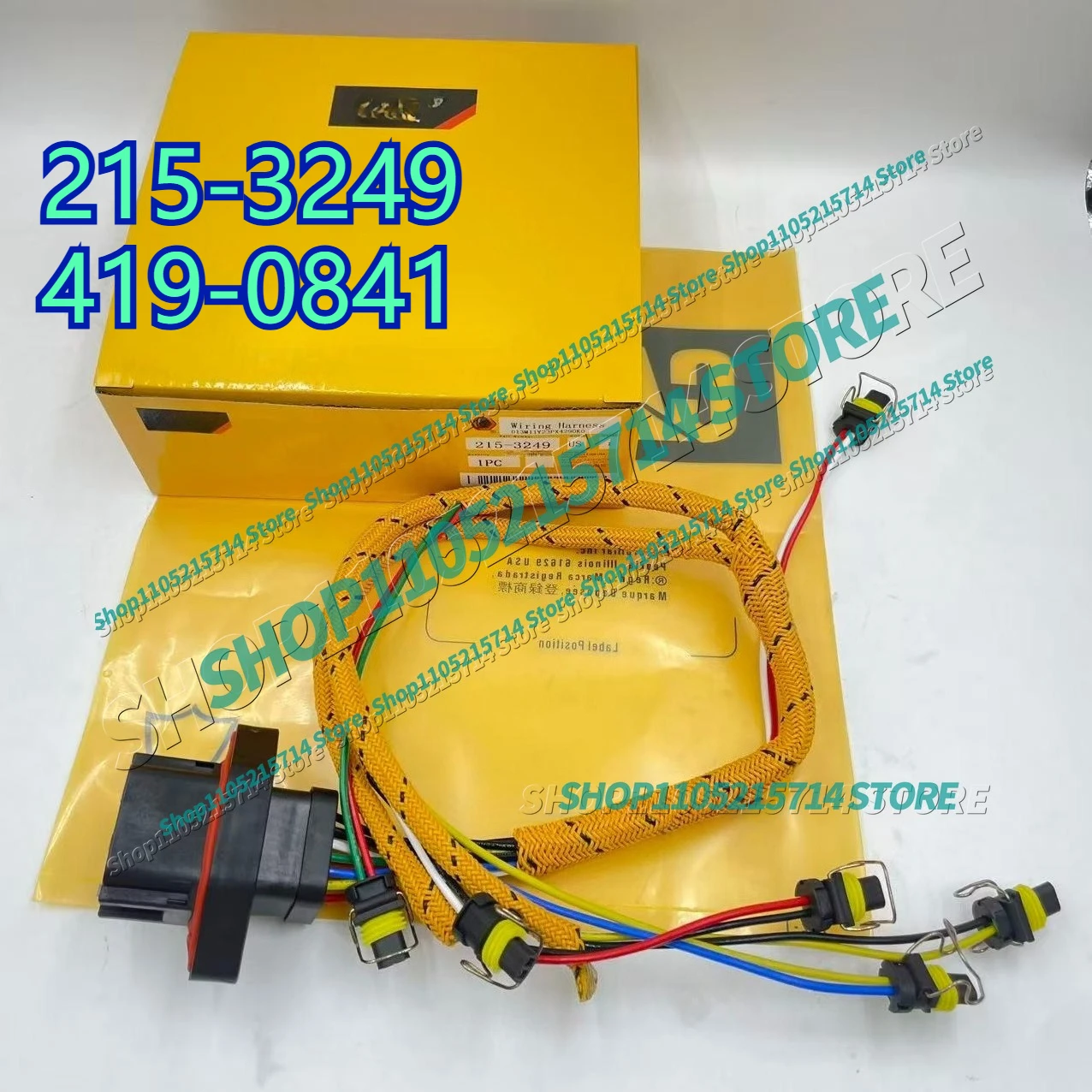 215-3249 419-0841 Original New Fuel Injector Wiring Harness 2153249 4190841 Fit For C9 E330D E336D E320D 320C 323D 336D C7
215-3249 419-0841 Original New Fuel Injector Wiring Harness 2153249 4190841 Fit For C9 E330D E336D E320D 320C 323D 336D C7