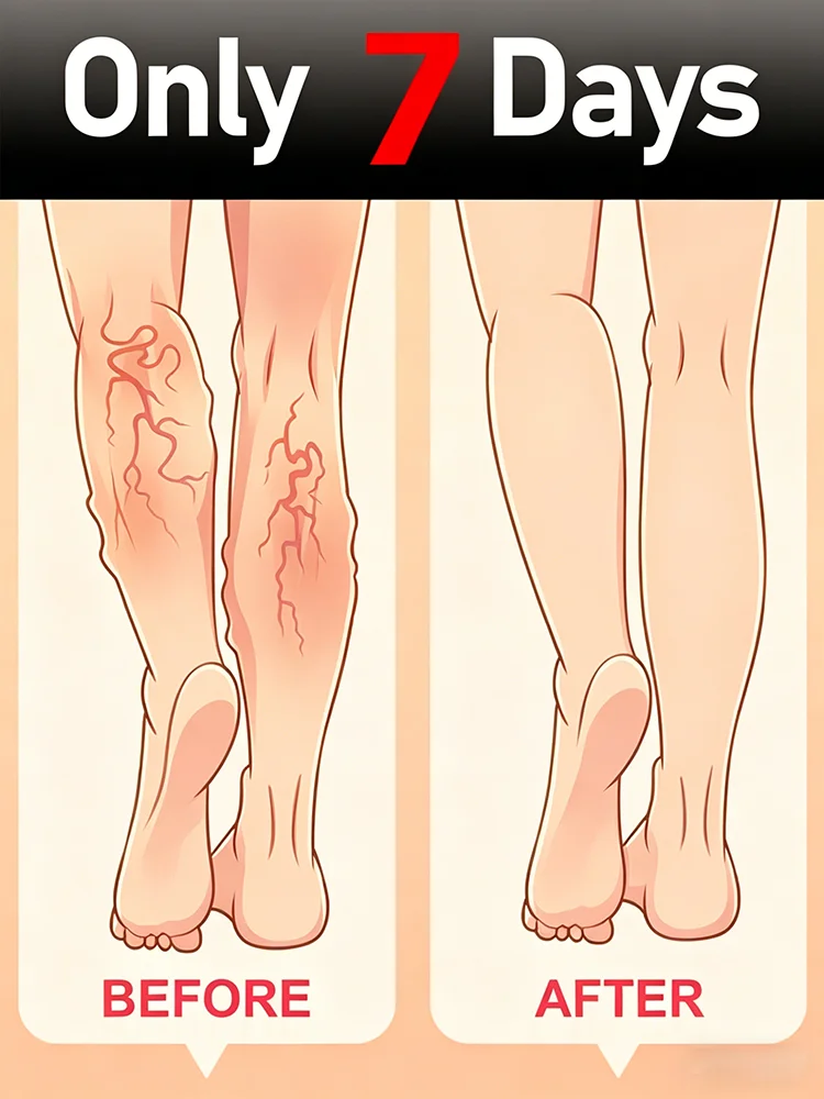2 in 1 Effective treatment for varicose veins, Restore leg health in 7 days and stop varicose veins from recurring
2 in 1 Effective treatment for varicose veins, Restore leg health in 7 days and stop varicose veins from recurring