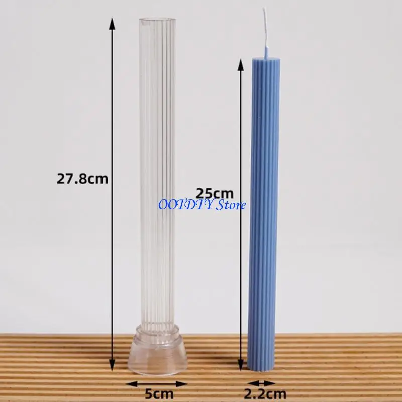 367A Mold For Candle Making Long Rod Striped Mould Hard Plastic Mould
367A Mold For Candle Making Long Rod Striped Mould Hard Plastic Mould