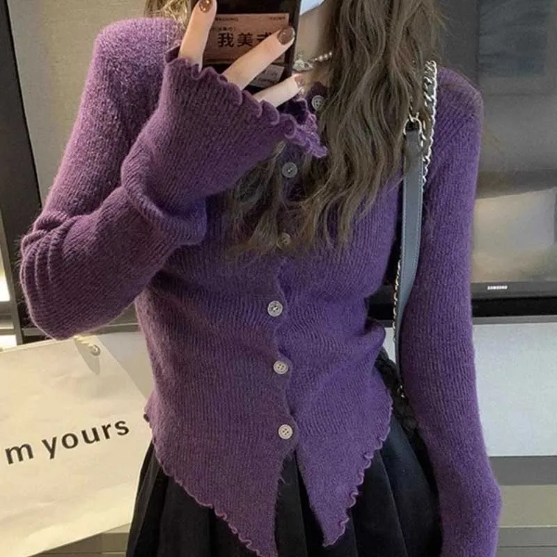 Fashion O-Neck Button Solid Color Flare Sleeve Shirts Women's Clothing 2024 Spring New Slim Korean Tops Asymmetrical Blouses
Fashion O-Neck Button Solid Color Flare Sleeve Shirts Women's Clothing 2024 Spring New Slim Korean Tops Asymmetrical Blouses