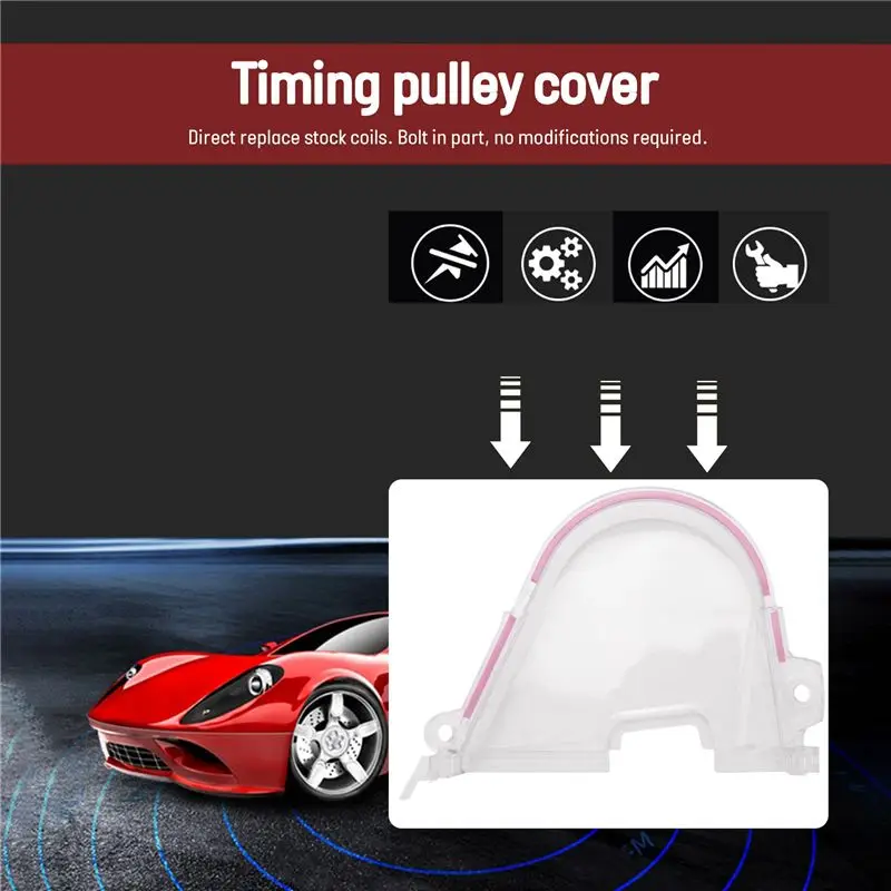 #82F Automotive Parts & Accessories,for CIVIC 96-00 EK EG D15 D16 Engine Clear Cam Gear Timing Belt Cover (Transparent)
#82F Automotive Parts & Accessories,for CIVIC 96-00 EK EG D15 D16 Engine Clear Cam Gear Timing Belt Cover (Transparent)