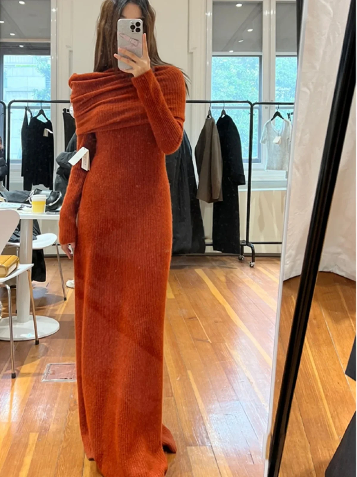 Elegant Long Sleeve Cotton Wrap Dress Elastic Fitted Autumn Winter High Waist Floor Length One Shoulder Dress
Elegant Long Sleeve Cotton Wrap Dress Elastic Fitted Autumn Winter High Waist Floor Length One Shoulder Dress