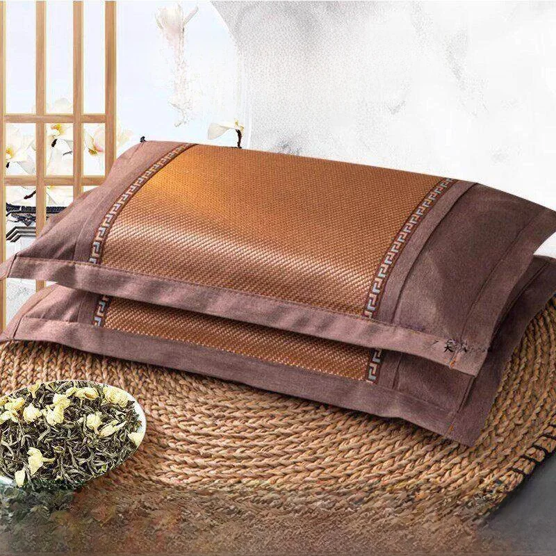 Cooling Bamboo Straw Pillow Tea Fragrance Ice Cold U-Shaped Portable Pillow Neck Support Sleep Aid Whole Head Coverage
Cooling Bamboo Straw Pillow Tea Fragrance Ice Cold U-Shaped Portable Pillow Neck Support Sleep Aid Whole Head Coverage