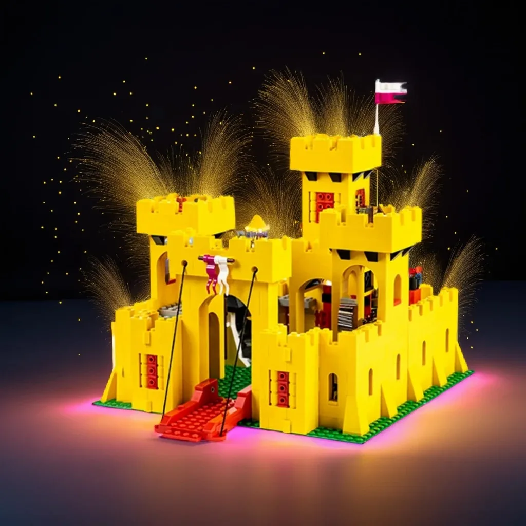 994PCS MOC Classic Yellow Castle Enhanced Edition Medieval Fortress Tower Model DIY Model Building Blocks Birthday Toys Gift
994PCS MOC Classic Yellow Castle Enhanced Edition Medieval Fortress Tower Model DIY Model Building Blocks Birthday Toys Gift