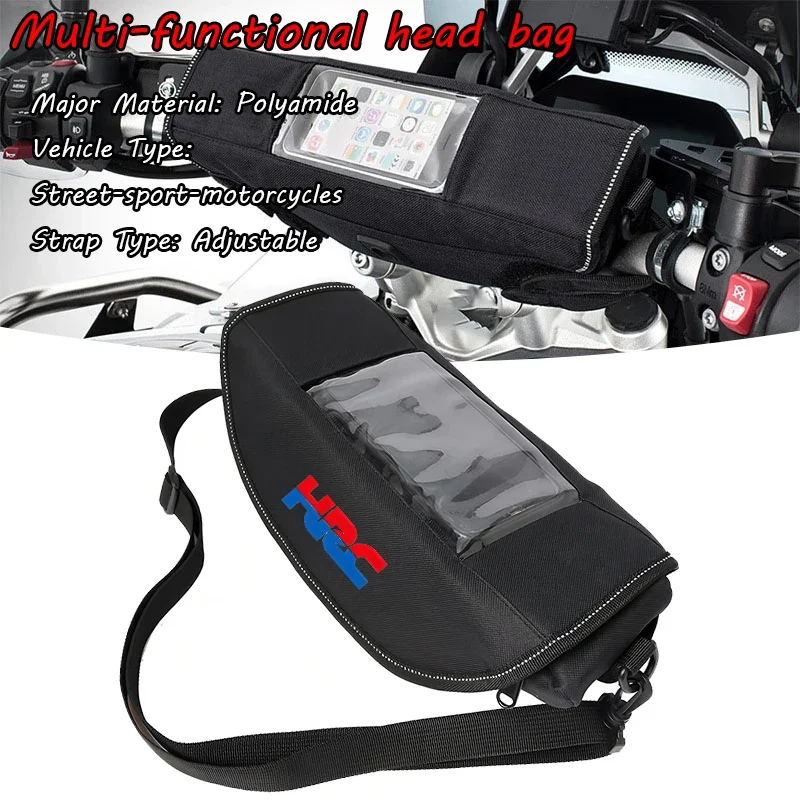 Universal Motorcycle Handlebar Bag with Touchscreen Phone Storage Bag Navigation Bag Fit For HRC CBR CBR1000RR CBR650F CBR600RR
Universal Motorcycle Handlebar Bag with Touchscreen Phone Storage Bag Navigation Bag Fit For HRC CBR CBR1000RR CBR650F CBR600RR