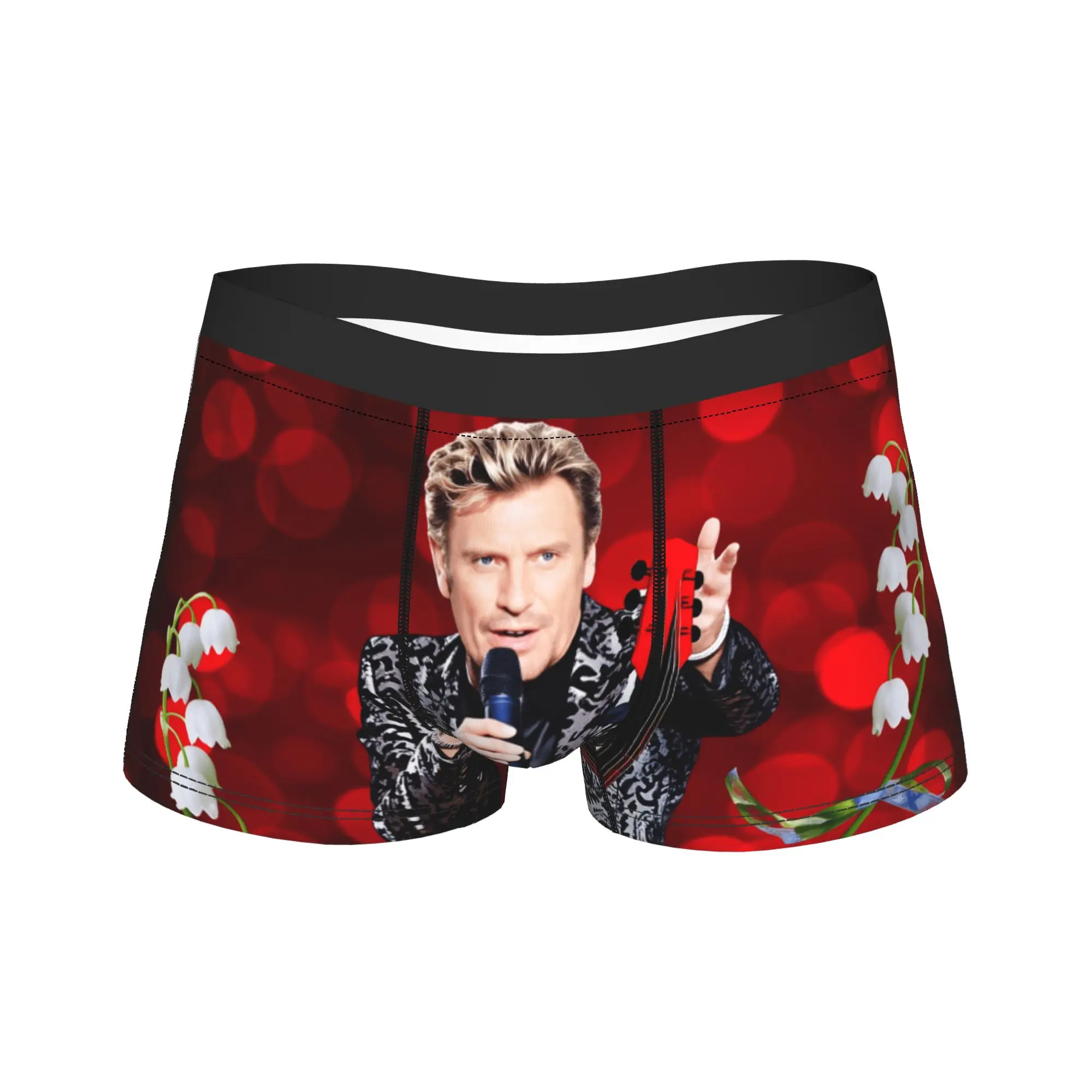 Rock Star Johnny Hallyday Underwear Novelty Underpants Printed Shorts Briefs For Men Pouch Oversize Boxer Shorts
Rock Star Johnny Hallyday Underwear Novelty Underpants Printed Shorts Briefs For Men Pouch Oversize Boxer Shorts