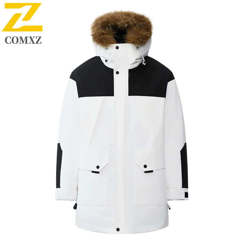COMXZ Winter Puffer Coat New 90 Percent Duck Down Hard Shell Ski Windproof Down Coat Hiking Cold Protection Thicken New Garment
COMXZ Winter Puffer Coat New 90 Percent Duck Down Hard Shell Ski Windproof Down Coat Hiking Cold Protection Thicken New Garment