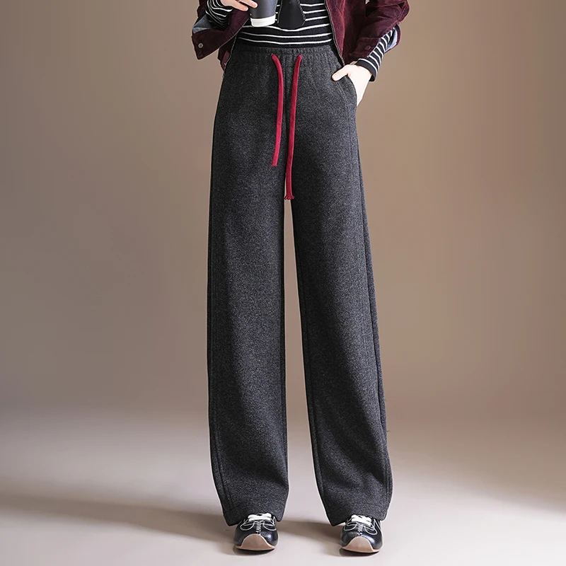 Color Blo Dstring Casual Pants Women's Autumn Winter New Sle Woolen Banana Slim Straight Leg Wide Leg Pants
Color Blo Dstring Casual Pants Women's Autumn Winter New Sle Woolen Banana Slim Straight Leg Wide Leg Pants