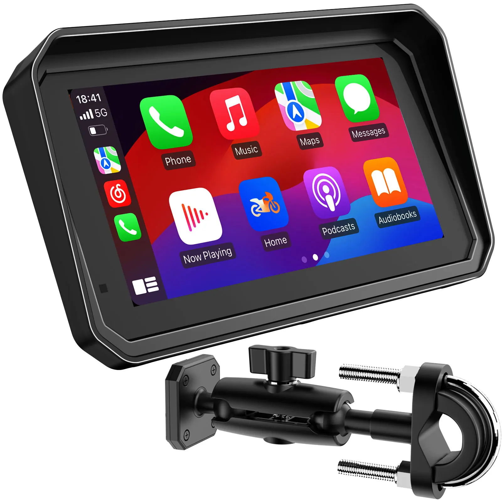 6 Inch Motorcycle Portable Navigation GPS Wireless Carplay Android Auto IP67 Waterproof Motorcycle Touch Screen Display IP67
6 Inch Motorcycle Portable Navigation GPS Wireless Carplay Android Auto IP67 Waterproof Motorcycle Touch Screen Display IP67