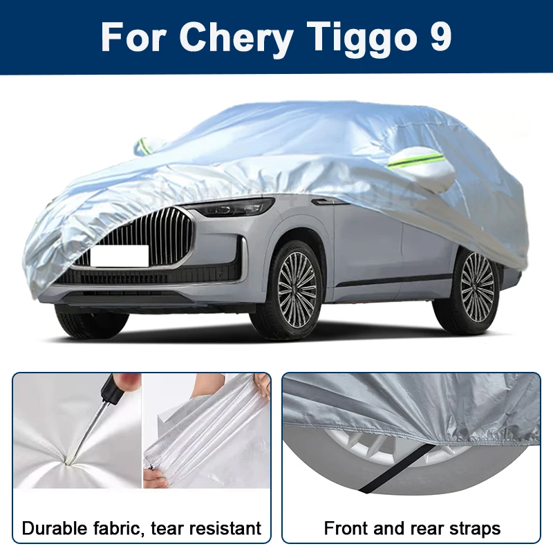 Всепогодный чехол для автомобиля Chery Tiggo 9 с отражающими полосами, водонепроницаемый, снегозащитный, пылезащитный, с защитой от УФ-излучения, автоаксессуар
Всепогодный чехол для автомобиля Chery Tiggo 9 с отражающими полосами, водонепроницаемый, снегозащитный, пылезащитный, с защитой от УФ-излучения, автоаксессуар