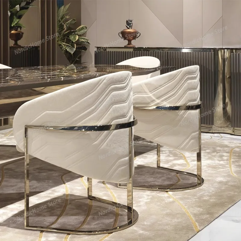 Elegant Stylish Dining Chairs Designer Luxury Salon Lounge Dining Chairs Living Room Party Poltrona Designer Nordic Furniture
Elegant Stylish Dining Chairs Designer Luxury Salon Lounge Dining Chairs Living Room Party Poltrona Designer Nordic Furniture
