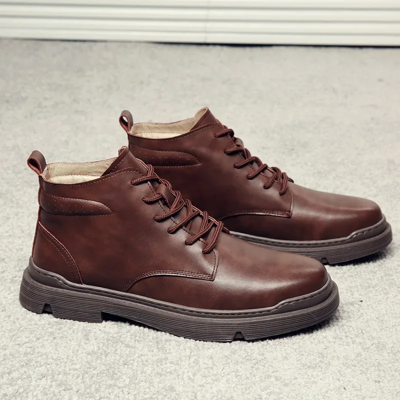 Winter Genuine Leather Shoes Men Boots Spring Ankle Boots Shoes Man Punk Casual Riding Flats Equestr Botas Hombre Plus Size
Winter Genuine Leather Shoes Men Boots Spring Ankle Boots Shoes Man Punk Casual Riding Flats Equestr Botas Hombre Plus Size