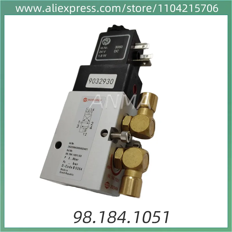 1 Pieces SM102 CD102 Solenoid valve 98.184.1051 Valve 6mm Copper head Offset Printing Machine Parts
1 Pieces SM102 CD102 Solenoid valve 98.184.1051 Valve 6mm Copper head Offset Printing Machine Parts