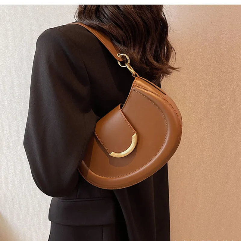 New Fashionable High-end Moon-shaped Crossbody Bags Showing Luxury Women's Single Shoulder Bag Elegant lady Handbags bolso mujer
New Fashionable High-end Moon-shaped Crossbody Bags Showing Luxury Women's Single Shoulder Bag Elegant lady Handbags bolso mujer