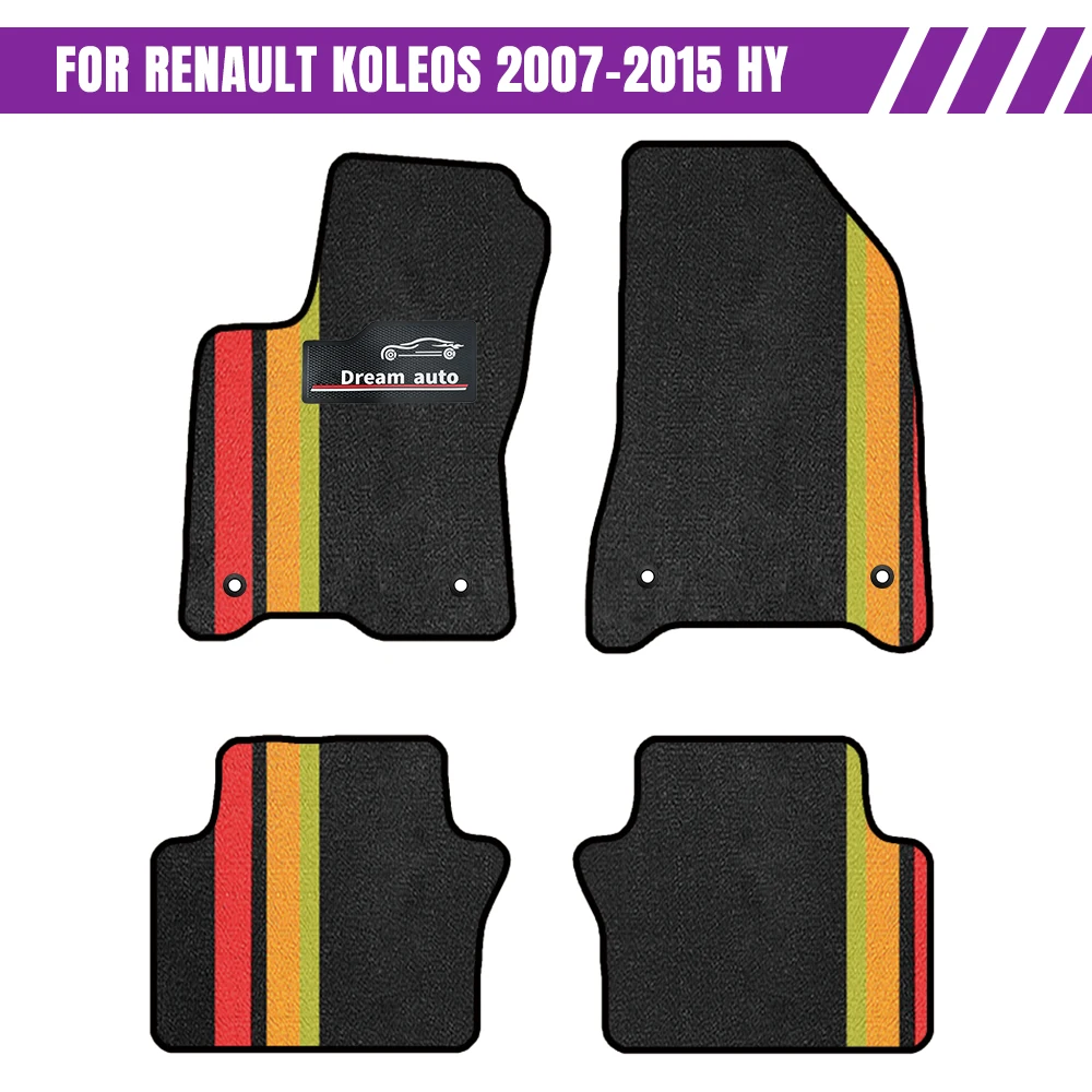 Custom Car Floor Mats For Renault Koleos 2007–2015 HY Waterproof Auto Carpets Foot Coche Accessorie
Custom Car Floor Mats For Renault Koleos 2007–2015 HY Waterproof Auto Carpets Foot Coche Accessorie