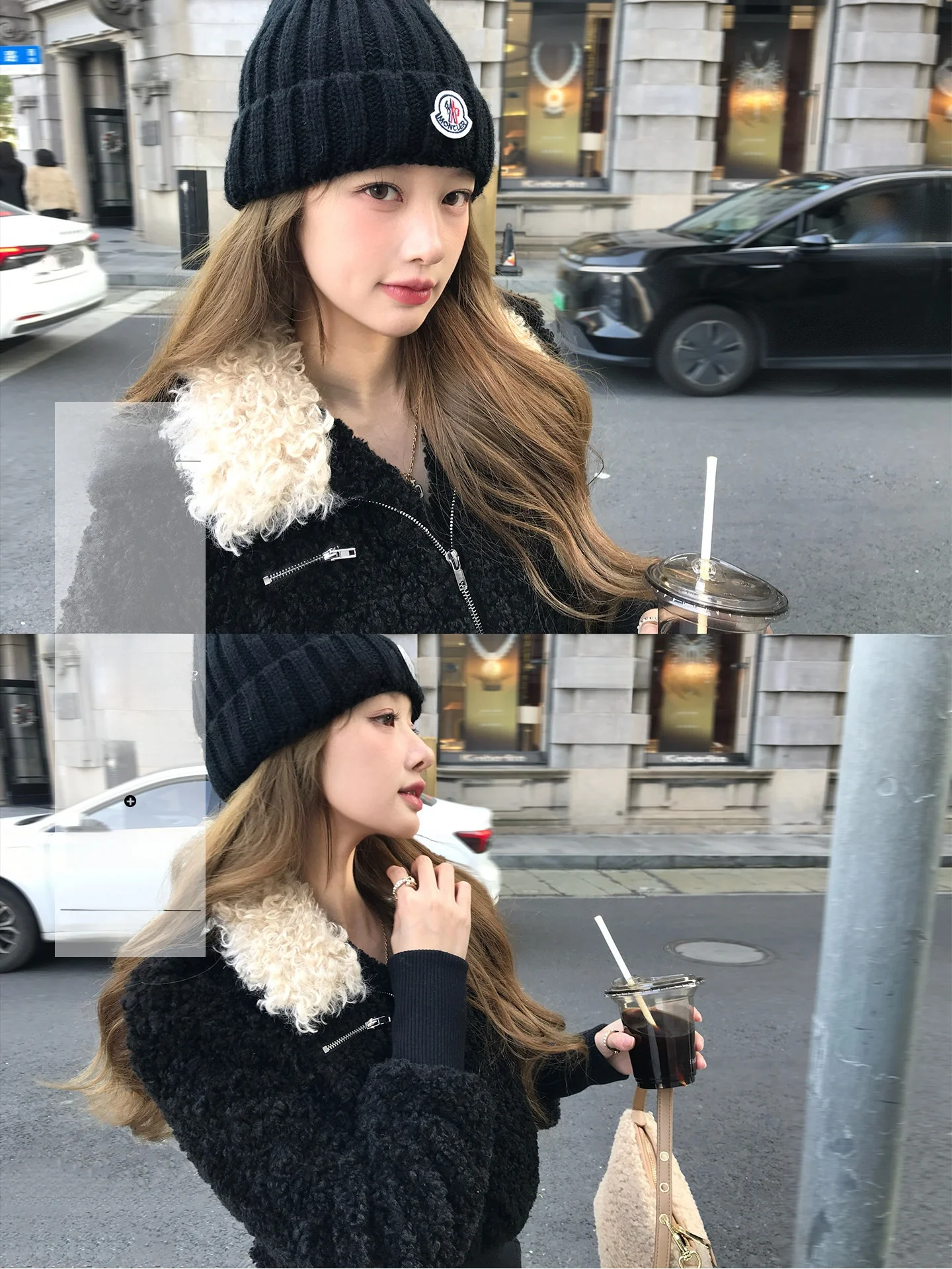 LIONE Teddy Tartan Short Fur Jacket Color Block Slim Fit Eco-Friendly Lamb Velvet Women's Casual Style Zipper Closure Coat
LIONE Teddy Tartan Short Fur Jacket Color Block Slim Fit Eco-Friendly Lamb Velvet Women's Casual Style Zipper Closure Coat