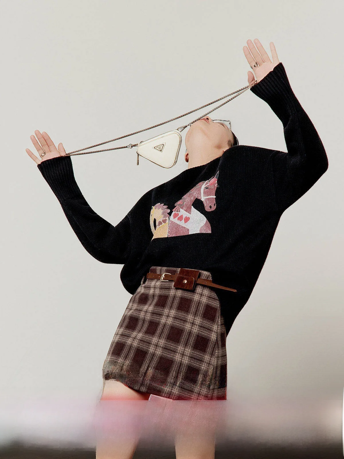 Bla Printed Casual Sweater Women's Loose Fit Spring New Sle Double Ba to Ba Knitted Top Retro Sle Long Sve
Bla Printed Casual Sweater Women's Loose Fit Spring New Sle Double Ba to Ba Knitted Top Retro Sle Long Sve