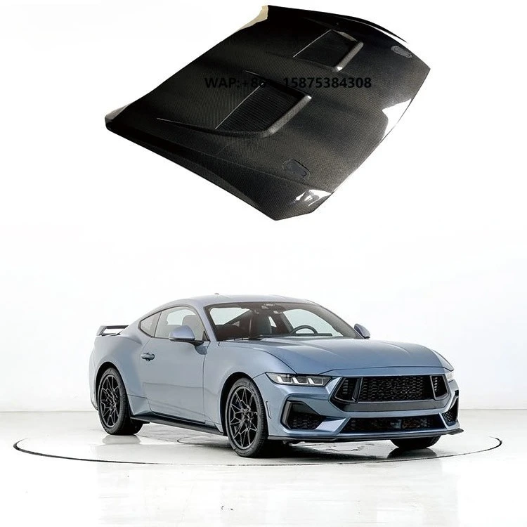 TIYPEOR Carbon Fiber Engine Hood with Scoop for Mustang 2024 2025 Body Kit
TIYPEOR Carbon Fiber Engine Hood with Scoop for Mustang 2024 2025 Body Kit