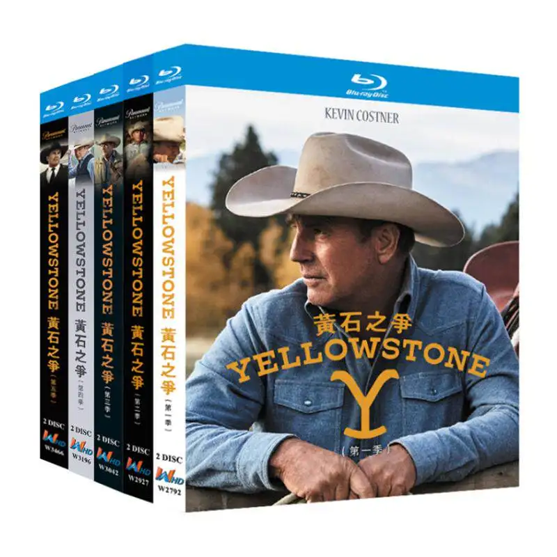 Blu-ray Ultra HD TV Series Yellowstone / The Yellowstone Dispute Seasons 1-5 BD Discs Box Set
Blu-ray Ultra HD TV Series Yellowstone / The Yellowstone Dispute Seasons 1-5 BD Discs Box Set