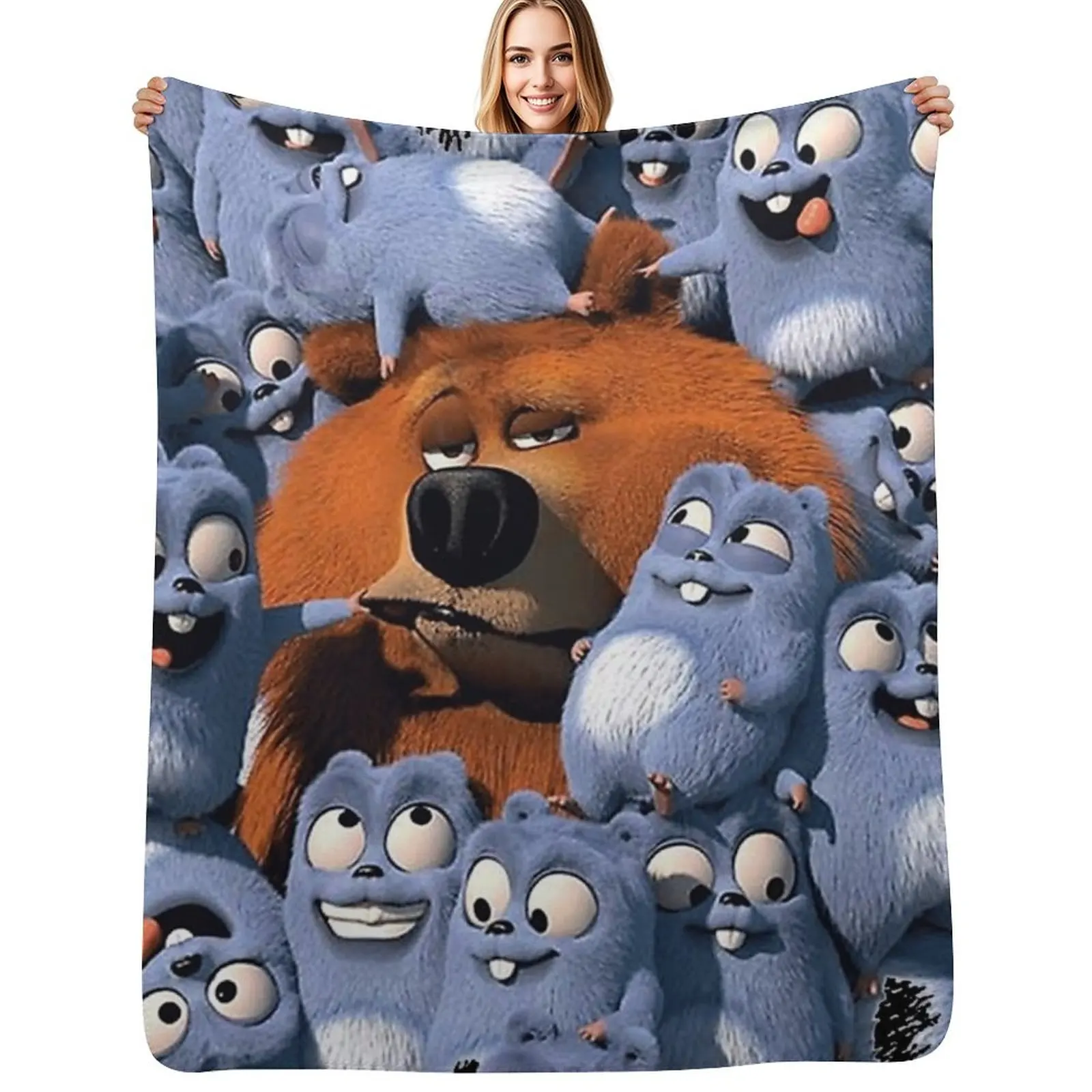 Happy Lemmings Tabodi and Grizzy Throw Blanket Fade Resistant Durable Throw Blanket
Happy Lemmings Tabodi and Grizzy Throw Blanket Fade Resistant Durable Throw Blanket