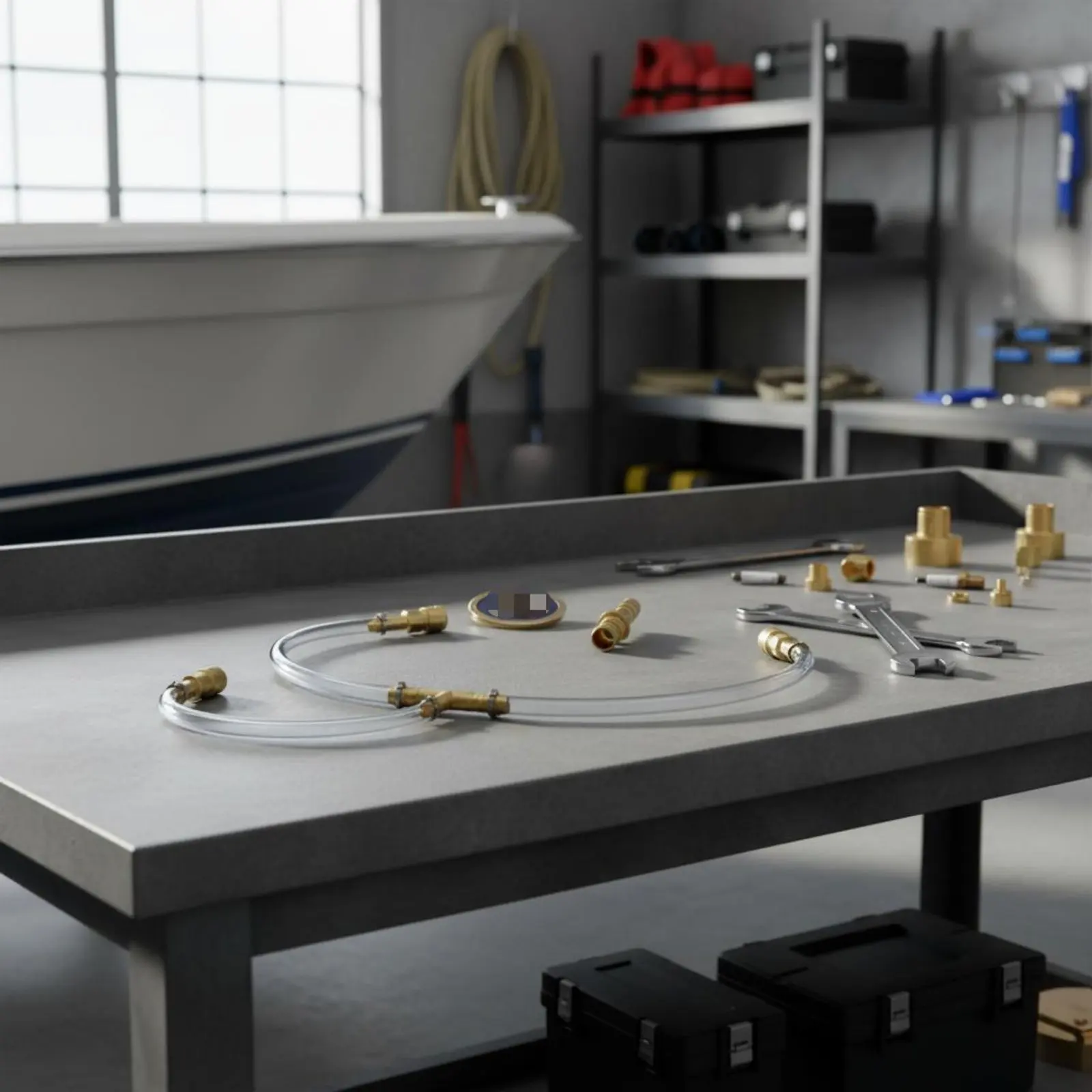 Hydraulic Steering Bleed Kit Clear Tubing Marine Hydraulic Bleed Kit Corrosion-Resistant Quick-Connect
Hydraulic Steering Bleed Kit Clear Tubing Marine Hydraulic Bleed Kit Corrosion-Resistant Quick-Connect