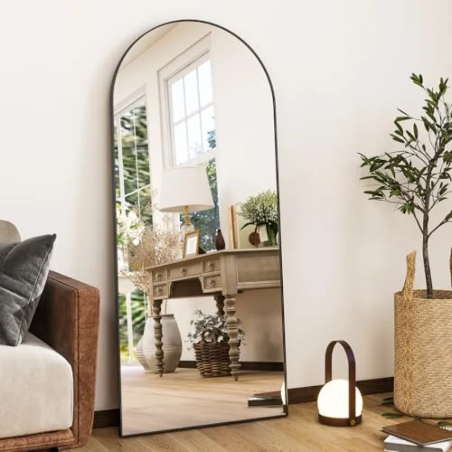 56x21 Full Length Mirror with Aluminum Alloy Frame for Modern Contemporary Home Decor: Free-Standing Wall Mounted or Leaning Us
56x21 Full Length Mirror with Aluminum Alloy Frame for Modern Contemporary Home Decor: Free-Standing Wall Mounted or Leaning Us