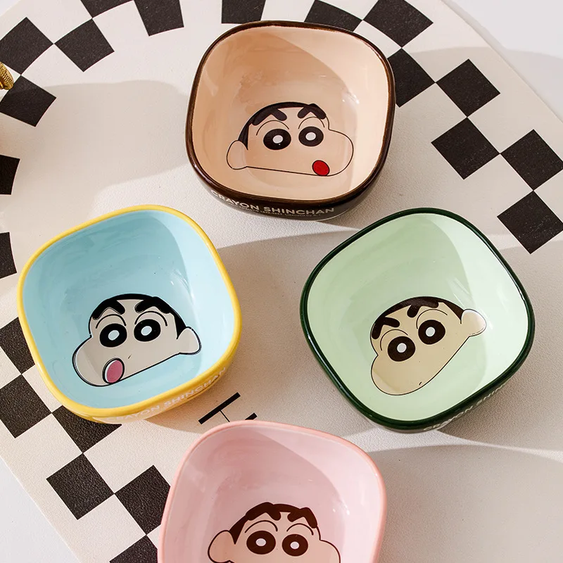 Аниме Crayon Shin-chan квадратная керамическая чаша с высоким исчезновением набор тарелок милая детская посуда посуда для взрослых
Аниме Crayon Shin-chan квадратная керамическая чаша с высоким исчезновением набор тарелок милая детская посуда посуда для взрослых