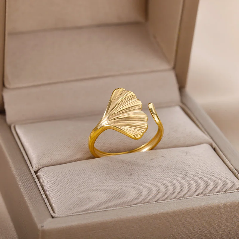 Minimalis Shell Rings For Women Girl Korean Fashion Adjustable Open Female Ring Gothic Stainless Steel Summer Beach Jewelry New
Minimalis Shell Rings For Women Girl Korean Fashion Adjustable Open Female Ring Gothic Stainless Steel Summer Beach Jewelry New
