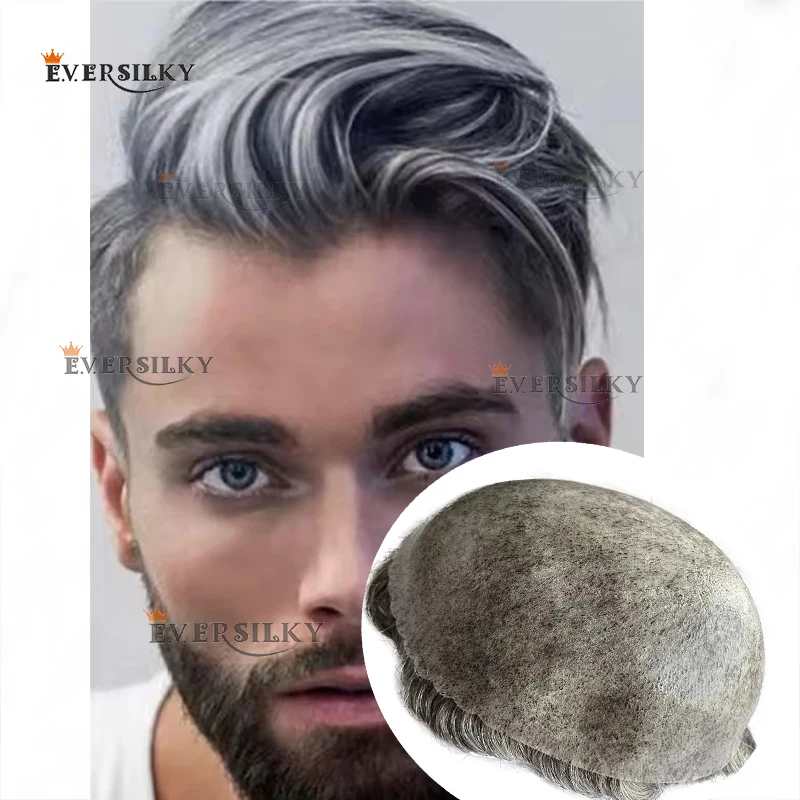 1b80 1b65 Серая мужская прическа Поликожа Человеческие волосы Силиконовый парик Супер прочный натуральный волосяной покров Парик старика Капиллярный протез
1b80 1b65 Серая мужская прическа Поликожа Человеческие волосы Силиконовый парик Супер прочный натуральный волосяной покров Парик старика Капиллярный протез
