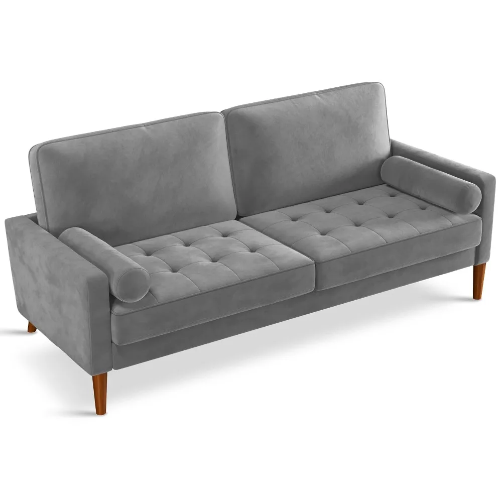 68" Velvet Couch, Comfy Sofa Couch with Spring Cushions, Sturdy Wooden Small Couch for Living Room
68" Velvet Couch, Comfy Sofa Couch with Spring Cushions, Sturdy Wooden Small Couch for Living Room