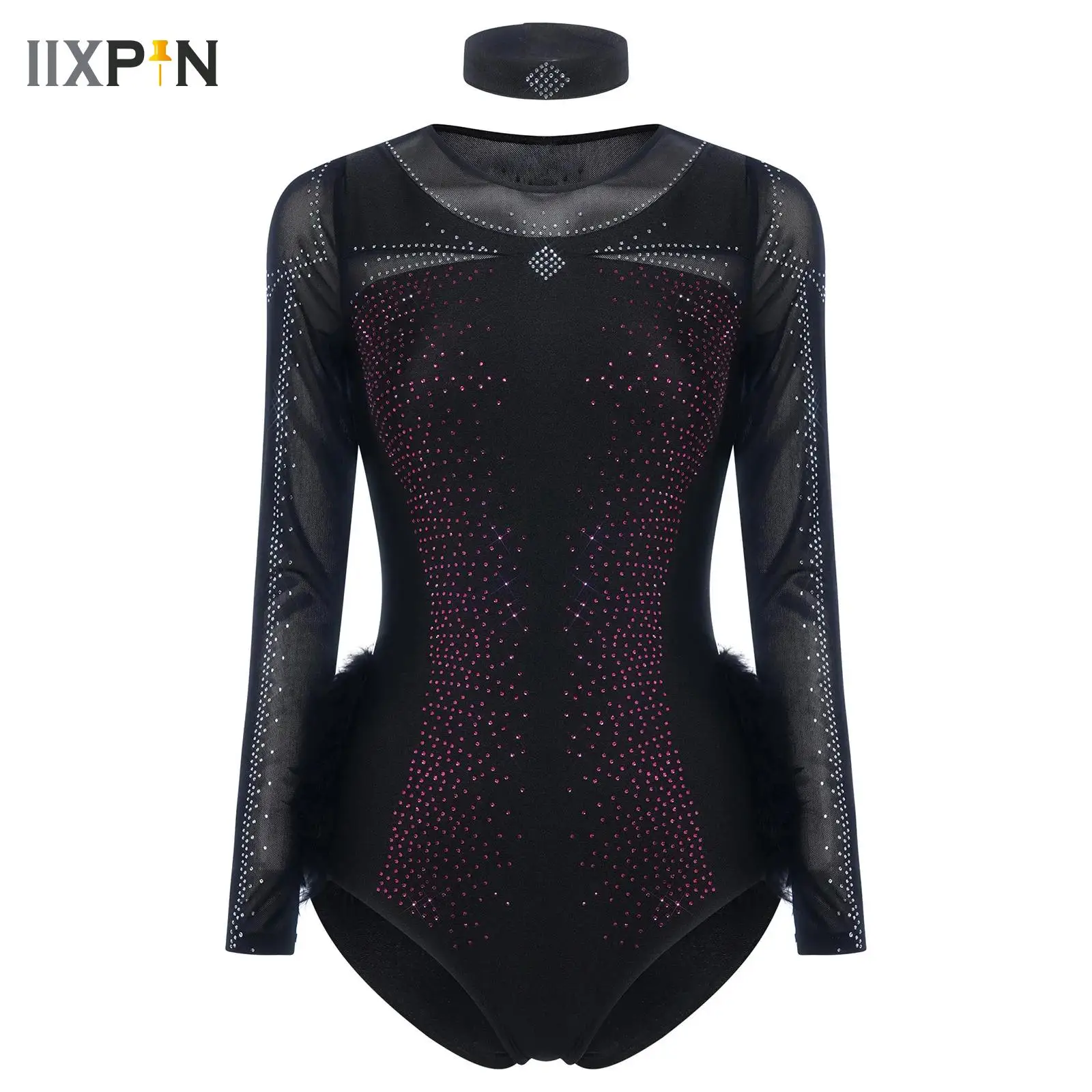 Womens Fuzzy Feather Figure Skating Leotard Bodysuit Latin Tango Samba Dance Dresses Professional Stage Performance Costume
Womens Fuzzy Feather Figure Skating Leotard Bodysuit Latin Tango Samba Dance Dresses Professional Stage Performance Costume