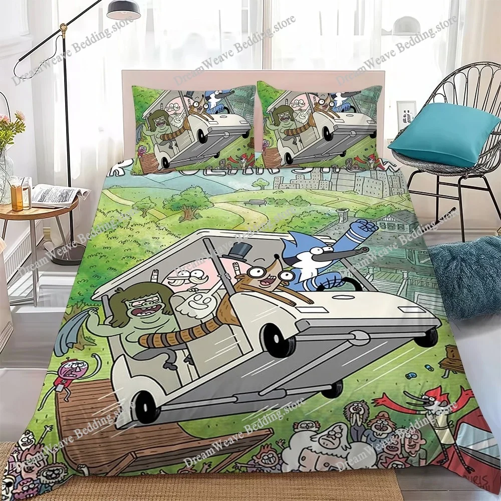 Cartoon Funny R-Regular Show Duvet Cover Set Home Style Bedding Soft Laundry Cotton Bed Student Dormitory Gift
Cartoon Funny R-Regular Show Duvet Cover Set Home Style Bedding Soft Laundry Cotton Bed Student Dormitory Gift
