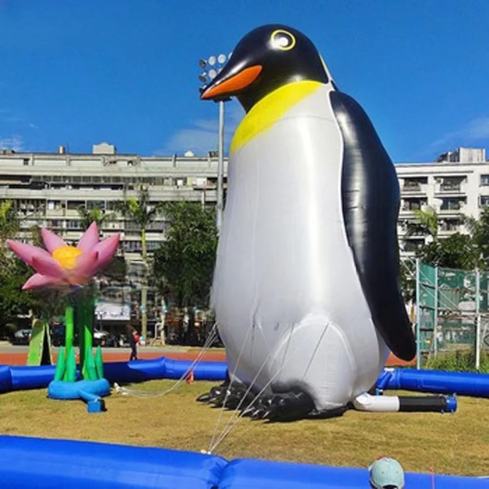 40ft Tall Giant Inflatable Penguin Cartoon Model - Outdoor Blow up Animal Balloon for Party Event Zoo Decor
40ft Tall Giant Inflatable Penguin Cartoon Model - Outdoor Blow up Animal Balloon for Party Event Zoo Decor