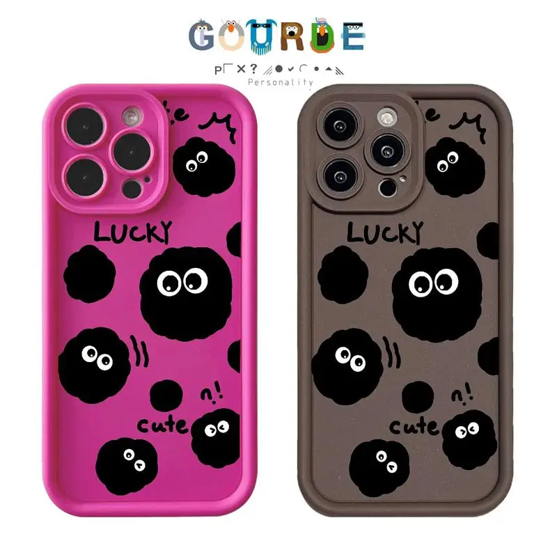 Gourde Cute Coal Ball Cartoon Cartoon patterns Phone Case for Iphone 16 15 14 12 13 11 Pro Max IP 7 8 Plus Iphon X XS XR Xs Max
Gourde Cute Coal Ball Cartoon Cartoon patterns Phone Case for Iphone 16 15 14 12 13 11 Pro Max IP 7 8 Plus Iphon X XS XR Xs Max