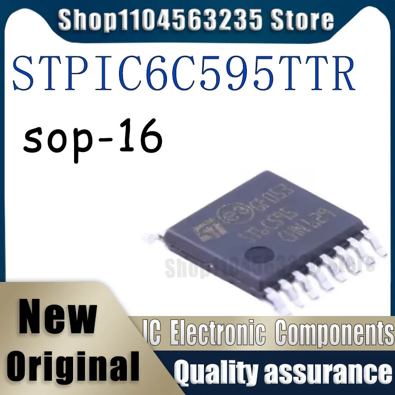 10PCS 100% New STPIC6C595TTR sop-16 In Stock IC
10PCS 100% New STPIC6C595TTR sop-16 In Stock IC