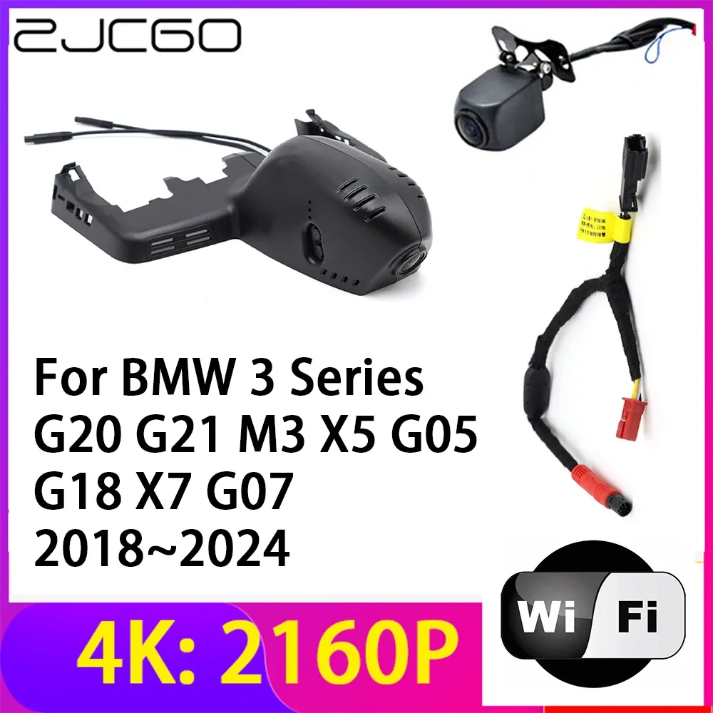ZJCGO 4K 2160P Dash Cam Car DVR Camera 2 Lens Recorder Wifi Night Vision for BMW 3 Series G20 G21 M3 X5 G05 G18 X7 G07 2018~2024
ZJCGO 4K 2160P Dash Cam Car DVR Camera 2 Lens Recorder Wifi Night Vision for BMW 3 Series G20 G21 M3 X5 G05 G18 X7 G07 2018~2024
