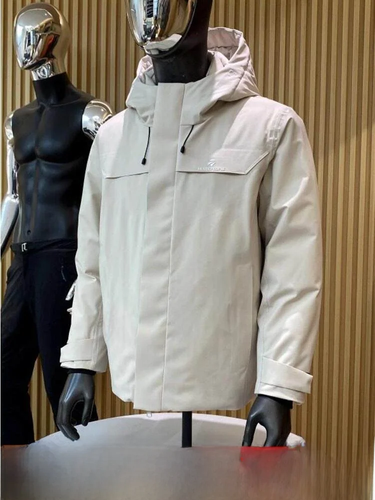Men's Outdoor Winter down Jacket Hooded Duck down Waterproof Windproof Warm Regular Fit Long Sleeve Zipper Closure Fashionable
Men's Outdoor Winter down Jacket Hooded Duck down Waterproof Windproof Warm Regular Fit Long Sleeve Zipper Closure Fashionable