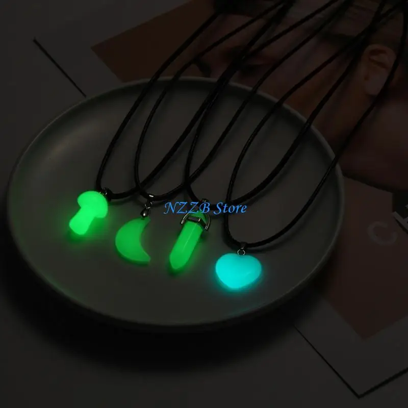 T21F Luminous Mushroom Hexagon Pendant Necklaces Street Temperament Women Necklace
T21F Luminous Mushroom Hexagon Pendant Necklaces Street Temperament Women Necklace