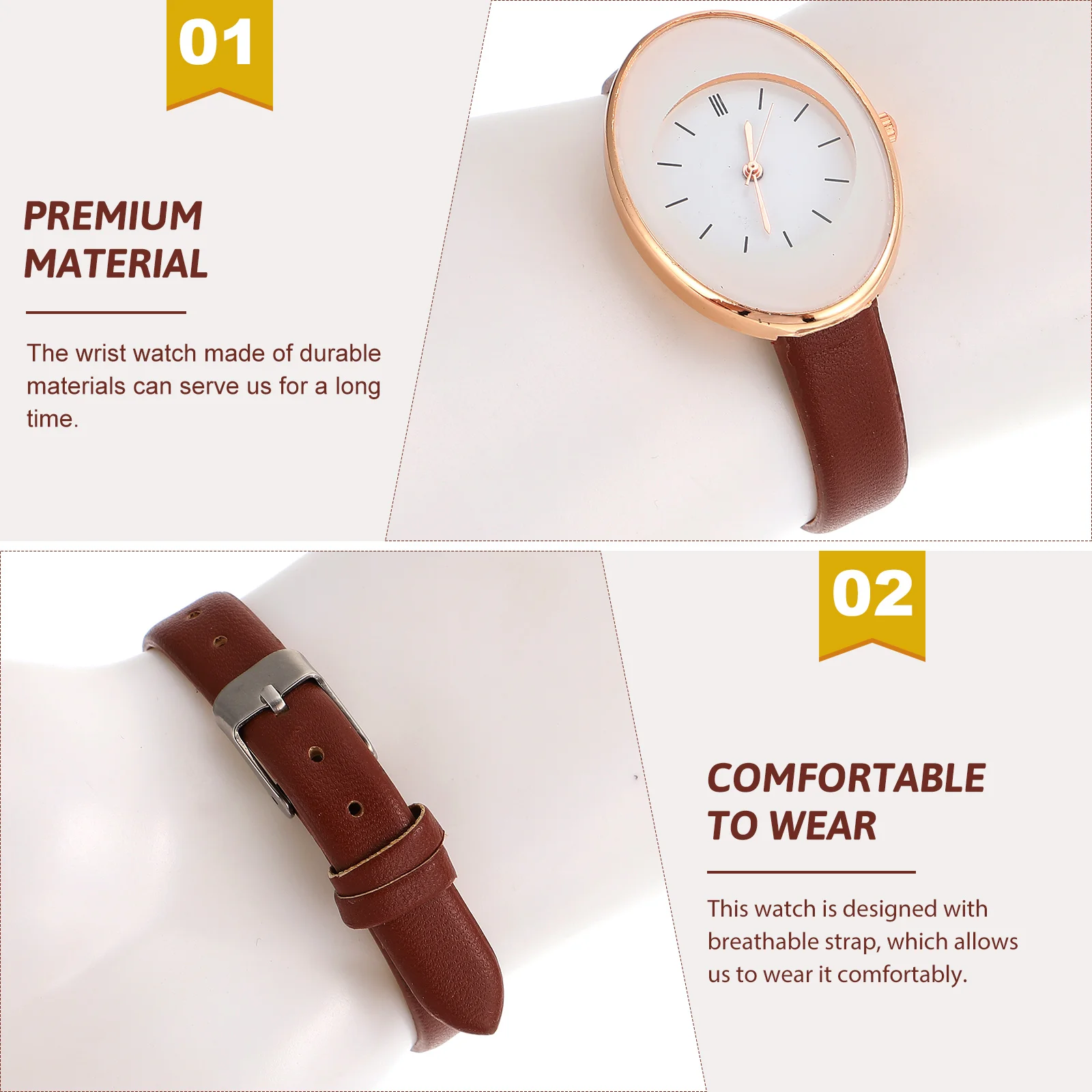 Quartz Watch Women Alloy Case Glass Casual Ladies Wrist Watch Breathable Strap Wrist Watch
Quartz Watch Women Alloy Case Glass Casual Ladies Wrist Watch Breathable Strap Wrist Watch