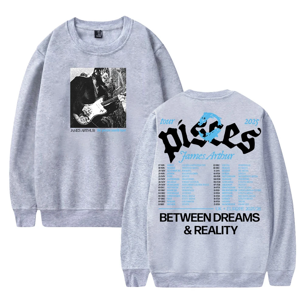 GF James Arthur The Pisces World Tour 2025 Crewneck Unisex Long Sleeve Streetwear Women Men Pullover Sweatshirts
GF James Arthur The Pisces World Tour 2025 Crewneck Unisex Long Sleeve Streetwear Women Men Pullover Sweatshirts