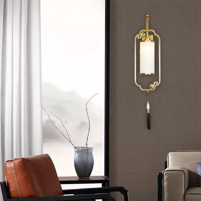 New Chinese wall lamp, bedside, living room strip wall lamp, home decoration, retro living room background wall lamp
New Chinese wall lamp, bedside, living room strip wall lamp, home decoration, retro living room background wall lamp